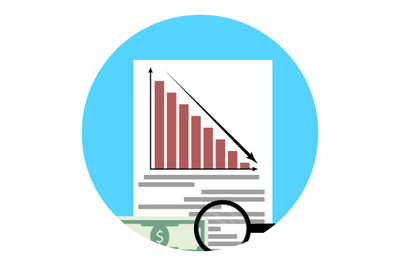 Analysis of financial crisis app icon