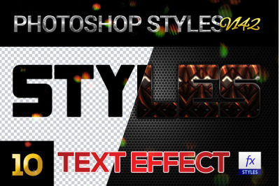 10 creative Photoshop Styles V142