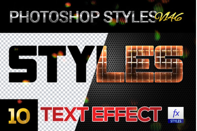 10 creative Photoshop Styles V146