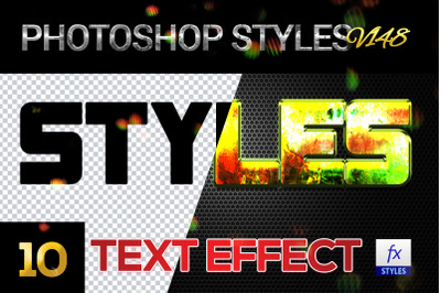 10 creative Photoshop Styles V148