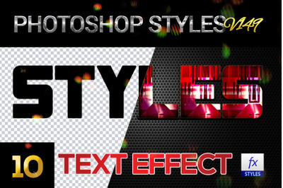 10 creative Photoshop Styles V149