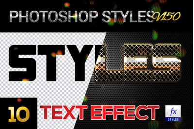 10 creative Photoshop Styles V150