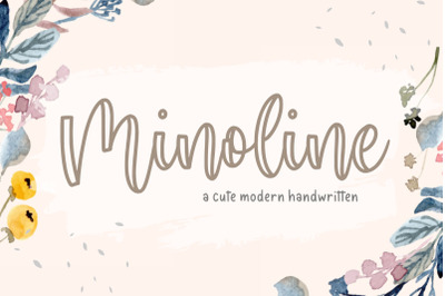 Minoline Cute Modern Calligraphy Font