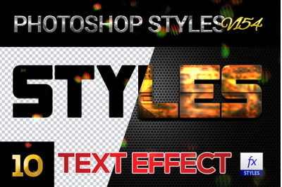 10 creative Photoshop Styles V154