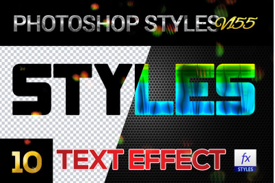 10 creative Photoshop Styles V155