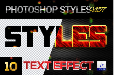 10 creative Photoshop Styles V157