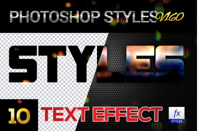 10 creative Photoshop Styles V160