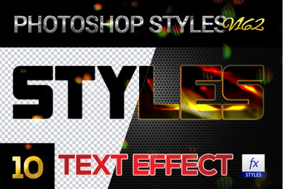 10 creative Photoshop Styles V162