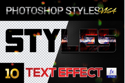 10 creative Photoshop Styles V164