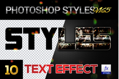 10 creative Photoshop Styles V165