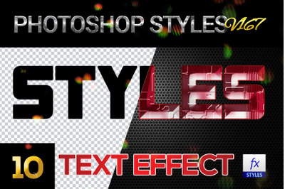 10 creative Photoshop Styles V167