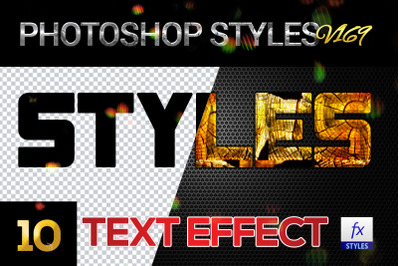 10 creative Photoshop Styles V169