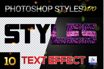 10 creative Photoshop Styles V170