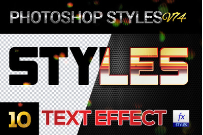 10 creative Photoshop Styles V174