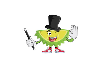 Durian Magician Fruit Cartoon Character Design