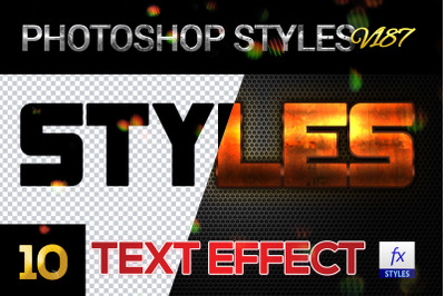 10 creative Photoshop Styles V177