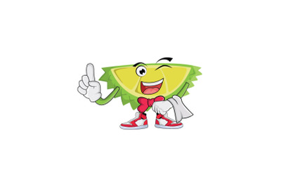 Durian Waiter Bartender Fruit Cartoon Character Design