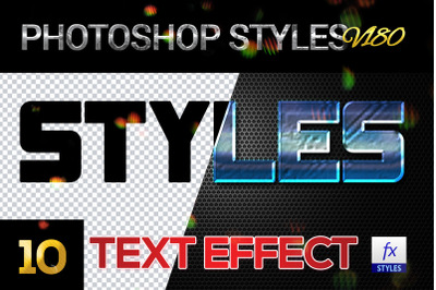 10 creative Photoshop Styles V180