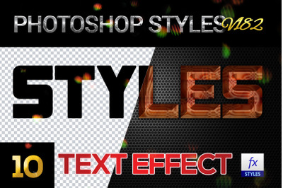 10 creative Photoshop Styles V182