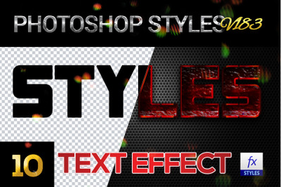 10 creative Photoshop Styles V183