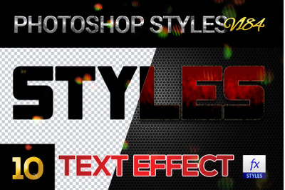 10 creative Photoshop Styles V184