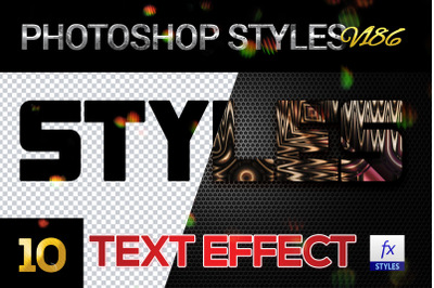 10 creative Photoshop Styles V186