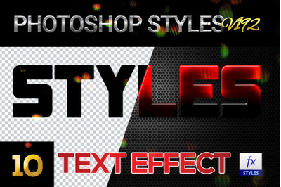 10 creative Photoshop Styles V192