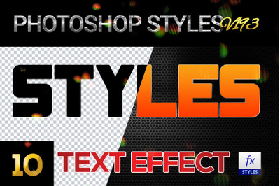 10 creative Photoshop Styles V193