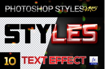 10 creative Photoshop Styles V195