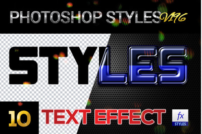 10 creative Photoshop Styles V196