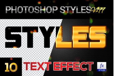 10 creative Photoshop Styles V199