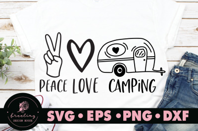 Free Free 185 Peace Love Camping Svg SVG PNG EPS DXF File