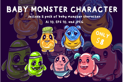 Baby Monster Character