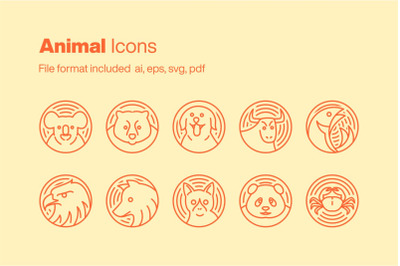 Animal 10 Icons