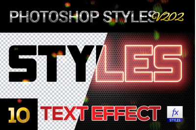 10 creative Photoshop Styles V202