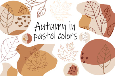 Autumn in pastel colors