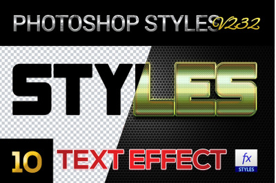 10 creative Photoshop Styles V232