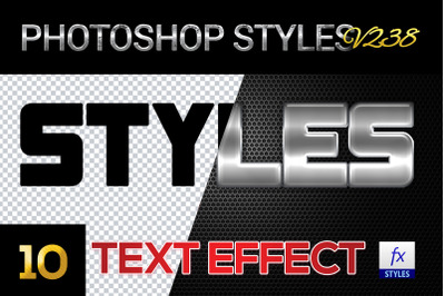 10 creative Photoshop Styles V238