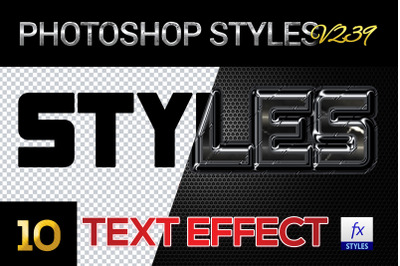 10 creative Photoshop Styles V239