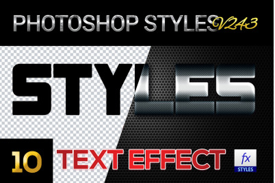 10 creative Photoshop Styles V243