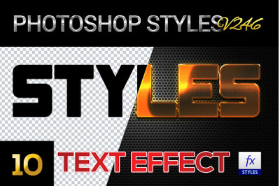 10 creative Photoshop Styles V246