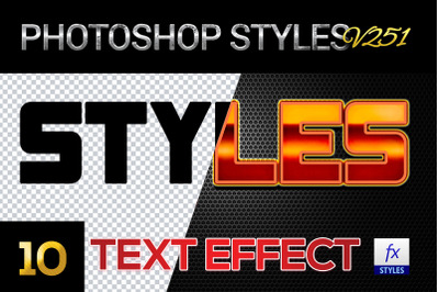 10 creative Photoshop Styles V251