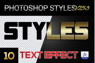 10 creative Photoshop Styles V253