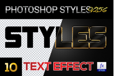 10 creative Photoshop Styles V256