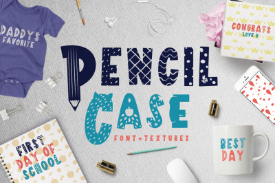 Pencil Case - Scandinavian kids font