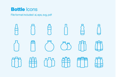 Bottle 18 Icons
