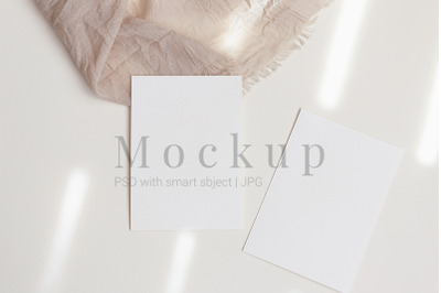 PSD Mockup,Card Mockup,Smart Object Mockup