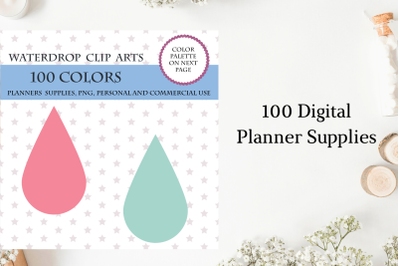 100 Teardrop cliparts, Raindrop clipart, Water drops clipart