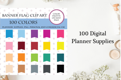 Banners flag clipart&2C; Banners flag for scrapbooking&2C; Flags clipart