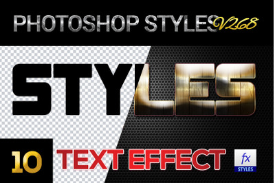 10 creative Photoshop Styles V268